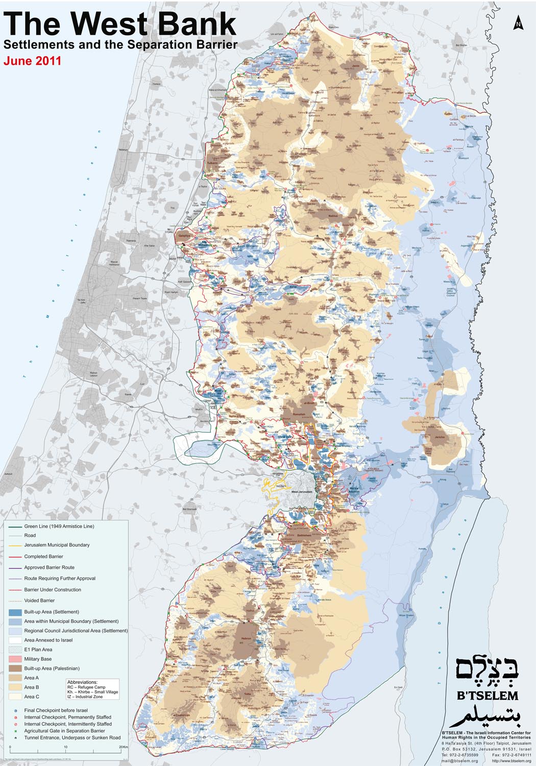 Zur zeit für jesu kinder israel landkarte Karte: Israel